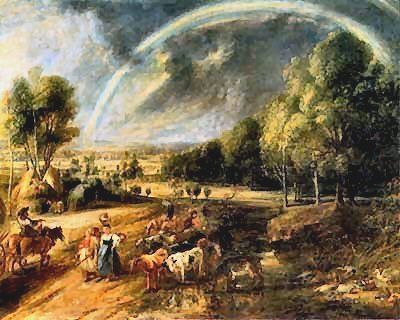 Rubens - Landschaft mit Regenbogen
