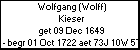 Wolfgang (Wolff) Kieser