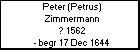 Peter (Petrus) Zimmermann