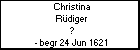 Christina Rdiger