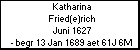 Katharina Fried(e)rich