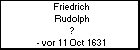 Friedrich Rudolph