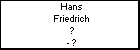 Hans Friedrich
