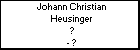 Johann Christian Heusinger