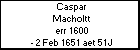 Caspar Macholtt