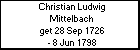 Christian Ludwig Mittelbach