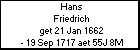 Hans Friedrich